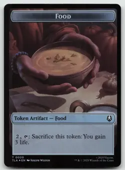 Bear (0012) / Food (0020) Token Foil Avatar: The Last Airbender NM - Image 2
