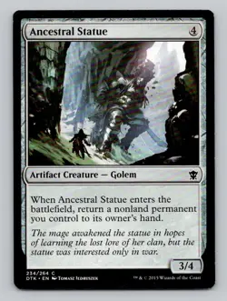 Ancestral Statue #234 Common Dragons of Tarkir Magic_the_gathering - Image 1