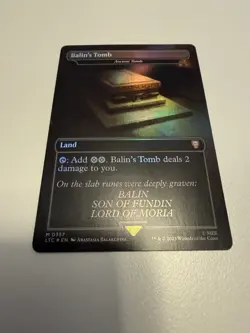 MTG- Balin's Tomb - Ancient Tomb - 0357 FOIL - Near Mint! - Image 1