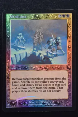 Magic The Gathering MTG ERADICATE FOIL Urza's Destiny LP Lightly Played - Image 1