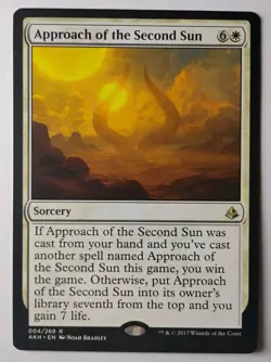 Approach of the Second Sun MTG, Amonkhet, Rare, LP - Image 1