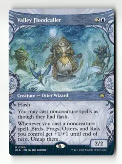 Valley Floodcaller (Showcase) Bloomburrow #308 Magic the Gathering - Image 1