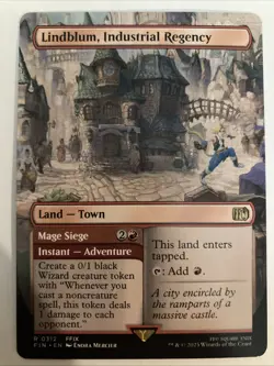 MTG Lindblum, Industrial Regency (Borderless) Normal NM FINAL FANTASY Magic 312 - Image 1