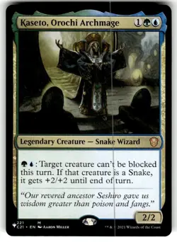 Kaseto, Orochi Archmage Commander 2021 Regular MTG NM - Image 1