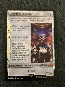 Magic The Gathering MTG - Summon: Bahamut - Final Fantasy - Image 1