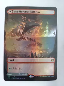 Needleverge Pathway (Borderless) Zendikar Rising Foil - Image 1