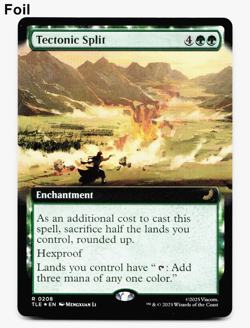 Tectonic Split (Ext. Art) - FOIL - Avatar: The Last Airbender: Eternal-Legal MTG - Image 1