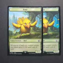 MTG Final Fantasy TOKEN Bird #0016 Wizard PLAYSET X2 - Image 1
