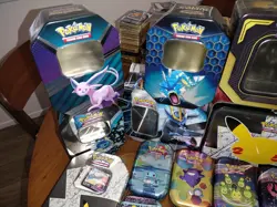 Huge Lot Of Empty Pokemon Mini Tins! Tag Team, Celebrations, Eeveelutions - Image 2