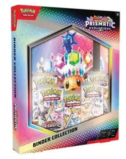 3x Pokemon TCG Prismatic Evolutions Binder Collection - Image 1