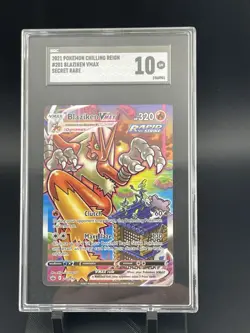 Pokemon 2021 TCG Chilling Reign Blaziken VMAX 201/198 Secret Rare Alt Art - Image 1