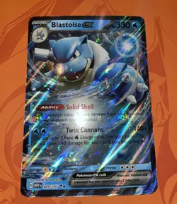 Pokemon Blastoise ex 009/165 Scarlet & Violet 151 - JUMBO CARD Blooming Waters - Image 1