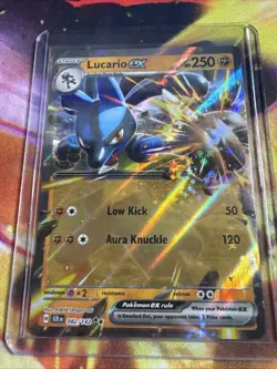 Pokemon Lucario ex 082/142 Stellar Crown Double Rare Holo NM - Image 1