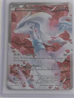 Pokemon Reshiram Full Art Legendary Treasures Radiant Collection RC22/RC25 - Image 1