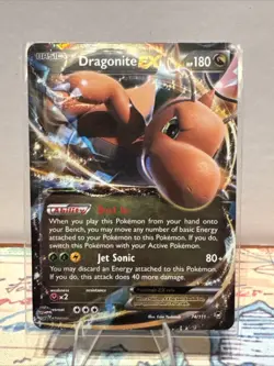 Pokemon TCG Dragonite EX 74/111 Ultra Holo Rare XY Furious Fists - Image 1