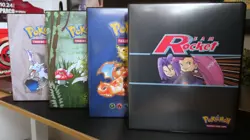 Full Set x4 - Pokemon Jungle, Fossil, Base & Team Rocket Binders - The OG Set - Image 1