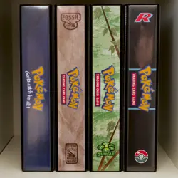 Full Set x4 - Pokemon Jungle, Fossil, Base & Team Rocket Binders - The OG Set - Image 2
