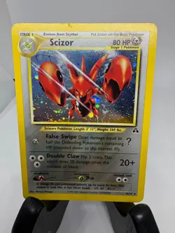 Pokemon TCG Scizor #10/75 Holo Rare LP Neo Discovery 2001 - Image 2