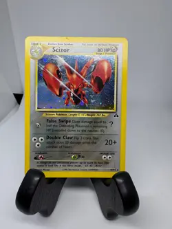 Pokemon TCG Scizor #10/75 Holo Rare LP Neo Discovery 2001 - Image 3