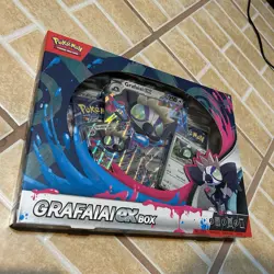 Pokemon TCG Scarlet & Violet Grafaiai EX Box Brand New Factory Sealed - Image 3