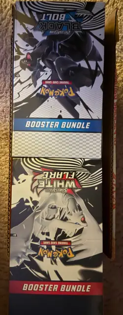 Pokemon TCG Scarlet and Violet Black Bolt and White Flare Booster Bundle in PAIR - Image 2