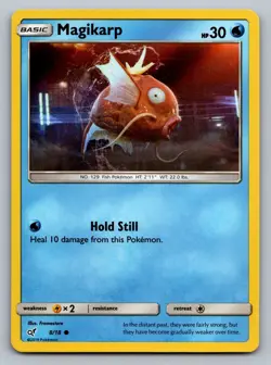 Pokemon TCG Detective Pikachu Magikarp (Holo Common) 8/18 - Image 1