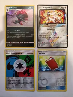 Pokemon Holo / Reverse Holo Sun & Moon Ultra Prism LOT 74/156 89/156 137/156 (4) - Image 1