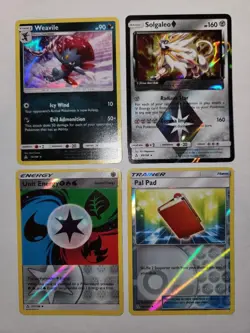 Pokemon Holo / Reverse Holo Sun & Moon Ultra Prism LOT 74/156 89/156 137/156 (4) - Image 2