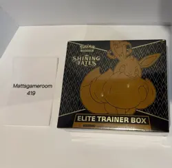 Pokemon TCG Shining Fates ETB Elite Trainer Box SEALED 820650808173 - Image 1