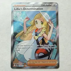 Pokemon TCG Mega Evolution Lillie's Determination 169/132 Full Art Ultra Rare - Image 1