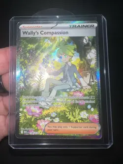 🔥 Pokemon TCG Wall's Compassion 186/132 Special Illustration Rare Minty - Image 1