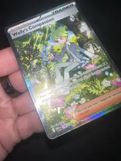 🔥 Pokemon TCG Wall's Compassion 186/132 Special Illustration Rare Minty - Image 3