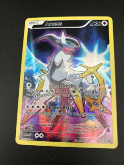 Arceus FULL ART ULTRA RARE XY116 Promo Pokemon Mythical Collection NM HOLO 2016 - Image 1