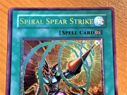 yugioh Spiral Spear Strike FET-EN043 Ultimate Rare 1st Edition Lightly Played - Image 3
