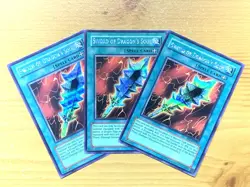 yugioh 3X Sword of Dragon's Soul PCJ-EN003 Secret Rare Unlimited Ed mint mint - Image 1