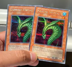 Yugioh! (x2) Sinister Serpent - SDD-002 - Secret Rare - Limited Edition MP LP - Image 1