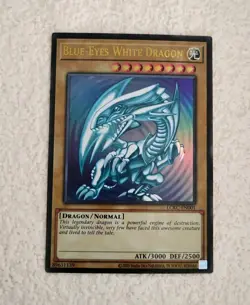 Yu-Gi-Oh! TCG Blue-Eyes White Dragon LCKC-EN001 2020 Reprint NM/MINT - Image 1