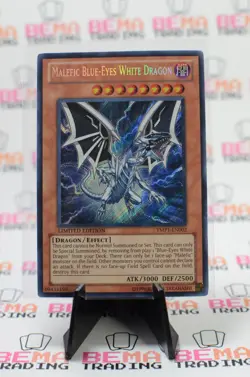 Malefic Blue-Eyes White Dragon YMP1-EN002 Bonds Beyond Time Movie Pack... - Image 1