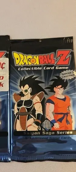 One Dragon Ball Z Collectible Card Game Pack Saiyan Saga Series Vtg 2000 Sealed - Image 1