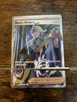 Pokemon TCG Boss's Orders Trainer Full Art Holo Rare Card 248/193 Paldea - Image 1