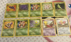 Vintage Pokemon Cards Lot Of 10 - Image 1
