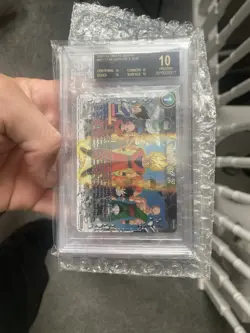 Dragon Ball Super Card Game Oath of Z BT17-149 SCR Secret Rare - Black Label - Image 1