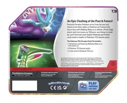 Sealed Paradox Destinies Iron Leaves ex Tin Pokemon Trading Card. - Image 4