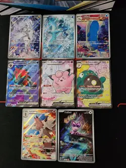 Pokemon Journey Together Lot of 8 Cards - Illustration Rares + FA Ex - Image 1