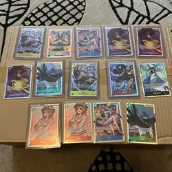One Piece - Awakening of the New Era OP05 - Super Rare Card Bundle (14 cards) - Image 1