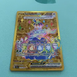 Terapagos 173/142 Hyper Rare Gold S&V Stellar Crown Trainer Pokemon Card - Image 3