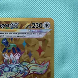 Terapagos 173/142 Hyper Rare Gold S&V Stellar Crown Trainer Pokemon Card - Image 5