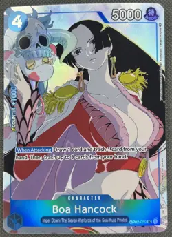 Boa Hancock Gift Collection 2023 OP02-059 Alt Art Holo Foil Rare One Piece Card - Image 1