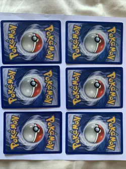 Pokemon Base Set Complete Basic ENERGY Card Lot #97-102 - Image 2