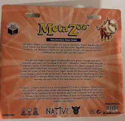 New Sealed Metazoo Native 3 Booster Pack Blister + Promo Card Target Exclusive - Image 2